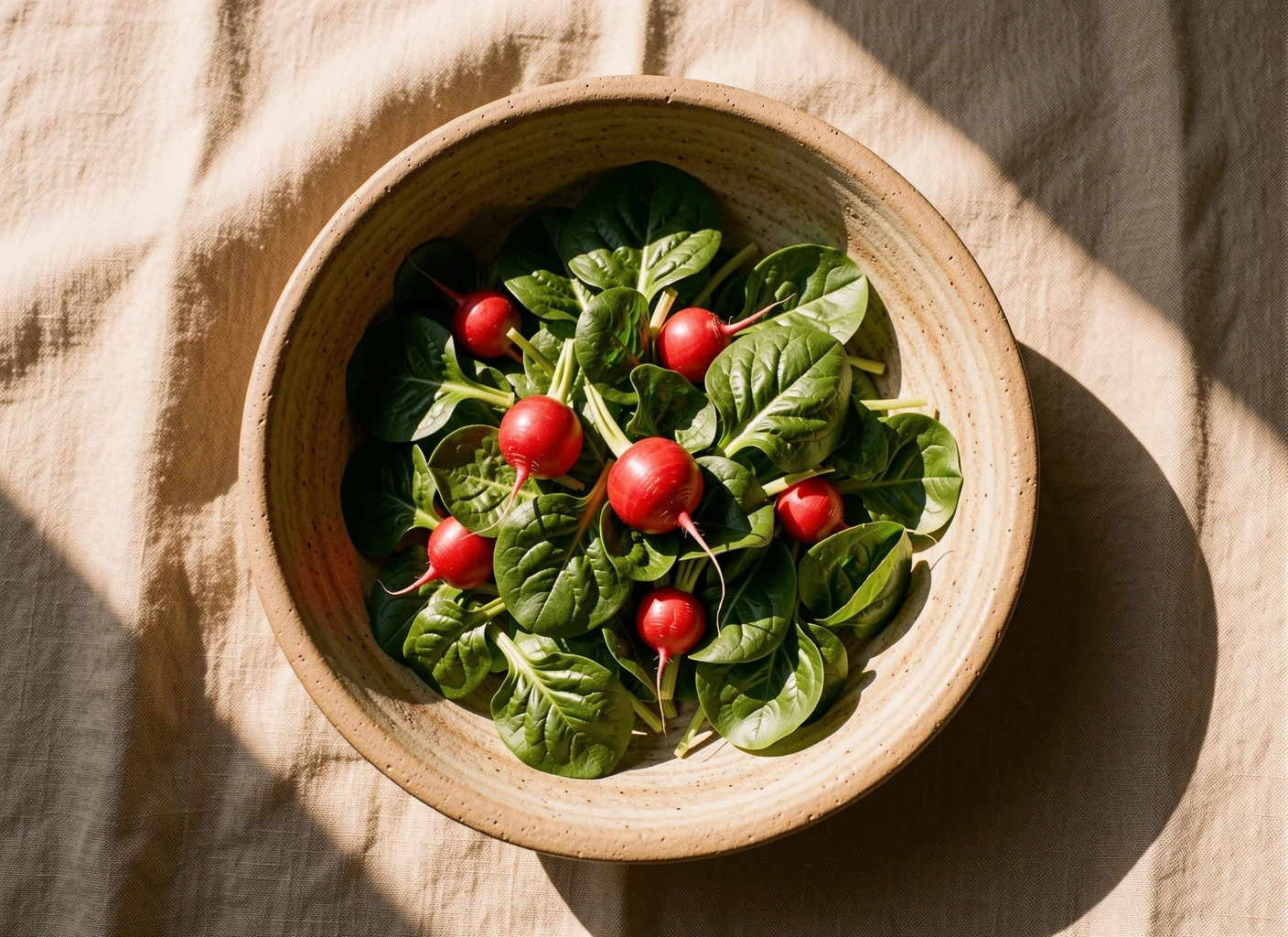 Lumière naturelle dans une cuisine artisanale